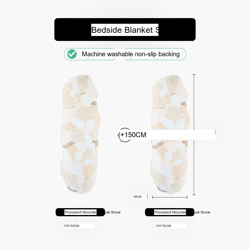 KENZAKI Sakura Snow Washable Rug from KENZAKI