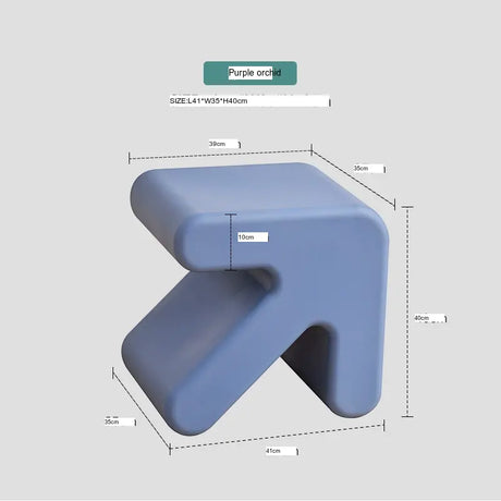 ABOUT WHITE Yamaguchi Charming Minimalist Plastic Stool from ABOUT WHITE