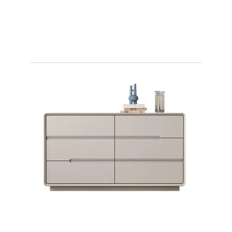 LINYUE Gideon Italian Black Minimalist Multi-Drawer Cabinet from LINYUE
