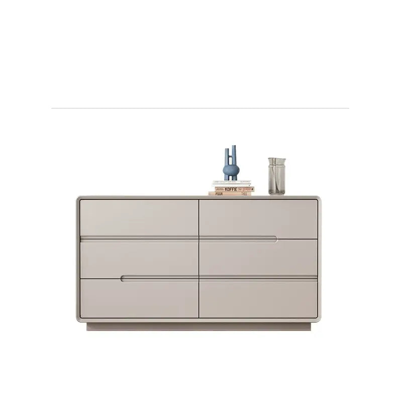 LINYUE Gideon Italian Black Minimalist Multi-Drawer Cabinet from LINYUE