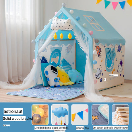 LITTLE DOVE Santiago Enchanted Indoor Castle Tent Playhouse from LITTLE DOVE