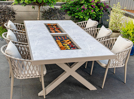MOJIA Callista Aluminum Outdoor Lounge Chair for Modern Villas from MOJIA