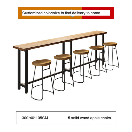 WEIMEI Santiago Chic Solid Wood Dining Set from WEIMEI