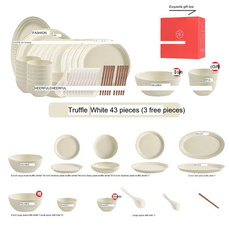 MOSE French Glaze Ceramic Tableware Set from MOSE