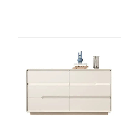 LINYUE Gideon Italian Black Minimalist Multi-Drawer Cabinet from LINYUE