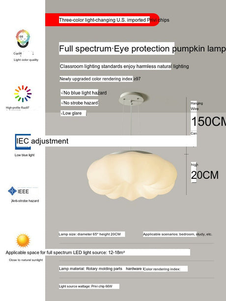 YDZM Mariposa Enchanted Pumpkin Lantern Creative Ceiling Light from YDZM