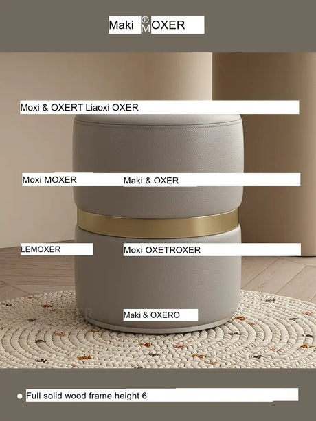 MOXER Kairo Elegant Rotating Makeup Stool from MOXER