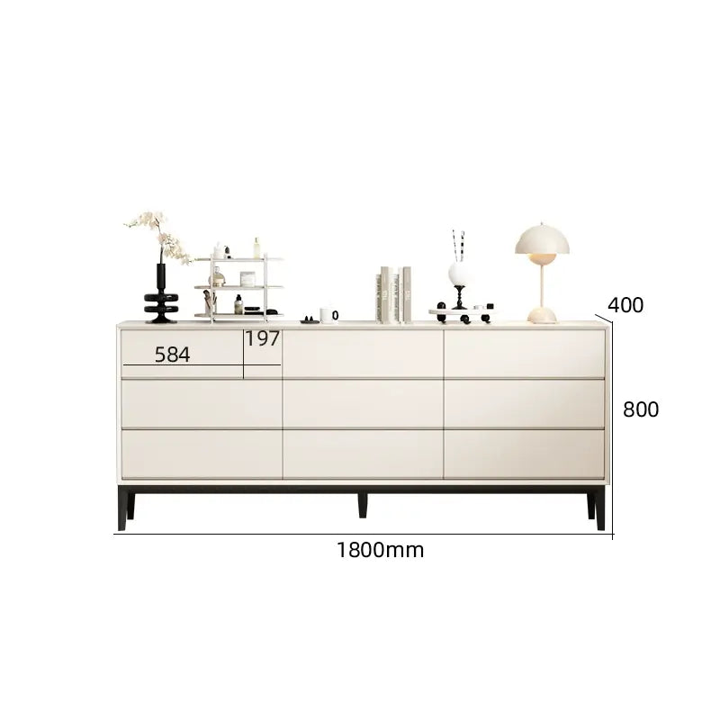 LINYUE Silas Italian Minimalist Eight-Drawer Storage Unit from LINYUE