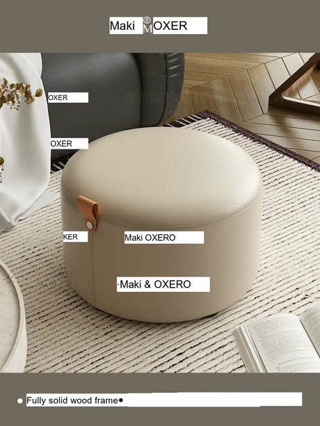 MOXER Isolde Luxe Solid Wood Stylish Changing Stool from MOXER