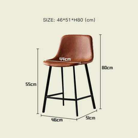 LAZYSPACE Oliver Peak Bar Chair from LAZYSPACE