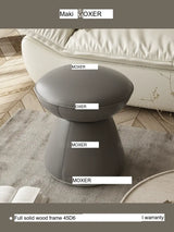 MOXER Elowen Premium Swivel Solid Wood Makeup Stool from MOXER