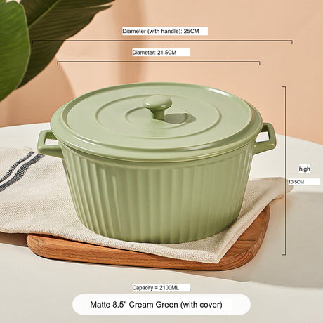 MOSE Striped Double-Ear Soup Bowl from MOSE
