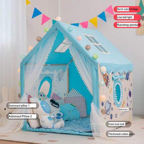 LITTLE DOVE Santiago Enchanted Indoor Castle Tent Playhouse from LITTLE DOVE