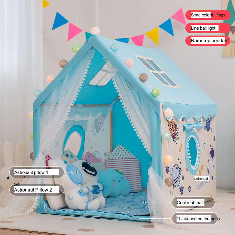 LITTLE DOVE Santiago Enchanted Indoor Castle Tent Playhouse from LITTLE DOVE