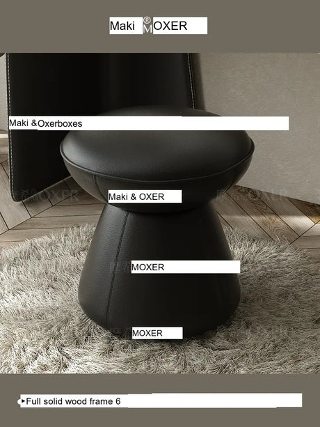 MOXER Zephyra Luxurious Swivel Makeup Stool from MOXER