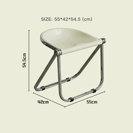 LAZYSPACE Noah Transparent Folding Chair from LAZYSPACE