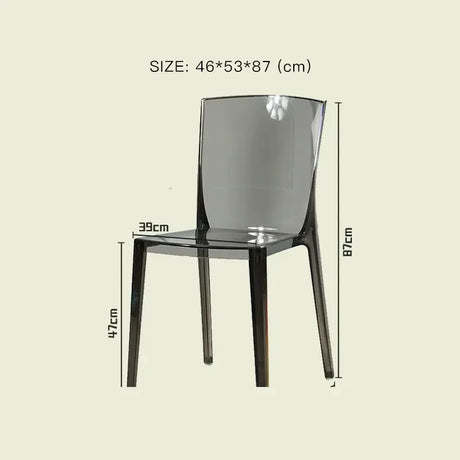LAZYSPACE Leo Acrylic Coffee Chair from LAZYSPACE