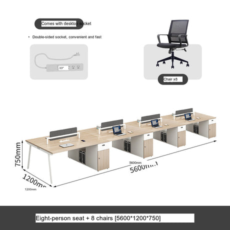 MUTINI Santiago Simple Design Office Desk Set from MUTINI