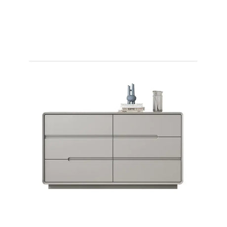 LINYUE Gideon Italian Black Minimalist Multi-Drawer Cabinet from LINYUE