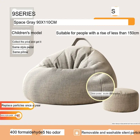 LEDONG Elowen Cozy Creative Bean Bag Chair from LEDONG