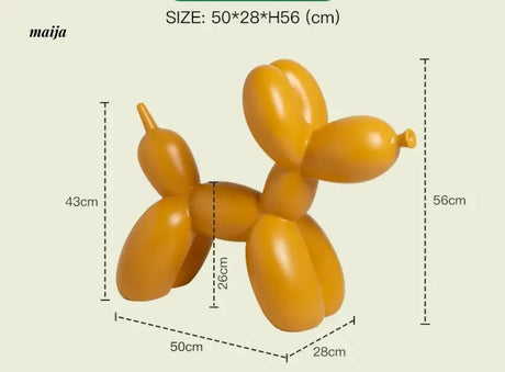 LAZYSPACE Violet Balloon Dog Stool from LAZYSPACE
