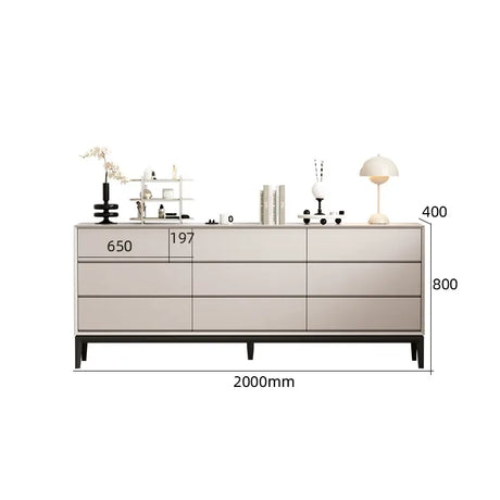 LINYUE Silas Italian Minimalist Eight-Drawer Storage Unit from LINYUE