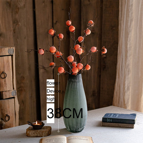 JUHAN Thalassa Lush Decorative Simulation Persimmon Branches from JUHAN