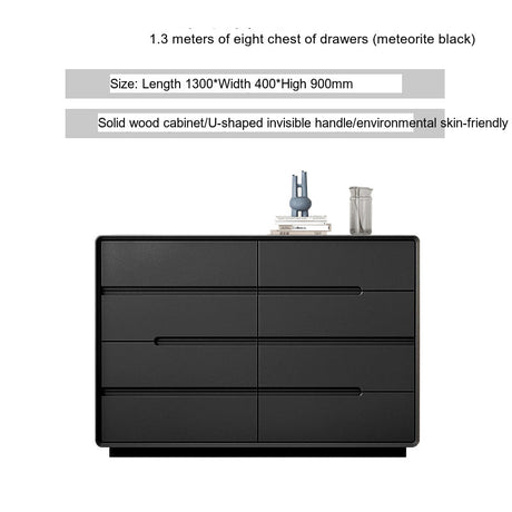 LINYUE Alaric Italian Solid Wood Eight-Drawer Storage Cabinet from LINYUE