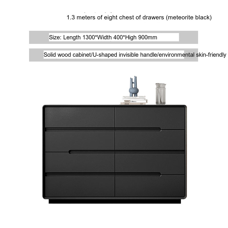 LINYUE Alaric Italian Solid Wood Eight-Drawer Storage Cabinet from LINYUE