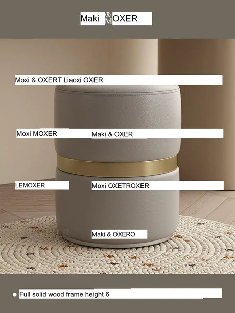 MOXER Kairo Elegant Rotating Makeup Stool from MOXER
