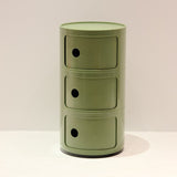 NIYE Aveline Minimalist Round Storage Side Table from NIYE