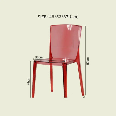 LAZYSPACE Leo Acrylic Coffee Chair from LAZYSPACE