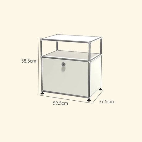 LAIMO Beatrice Retro Modular Stainless Steel Living Room Cabinet from LAIMO