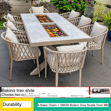 MOJIA Callista Aluminum Outdoor Lounge Chair for Modern Villas from MOJIA