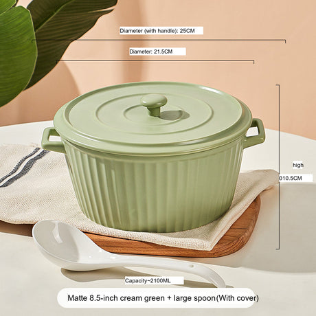 MOSE Striped Double-Ear Soup Bowl from MOSE
