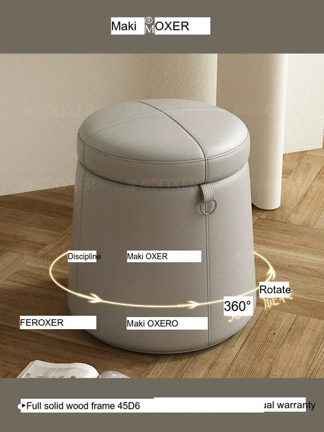MOXER Lucinda Elegant Light Luxury Makeup Stool from MOXER