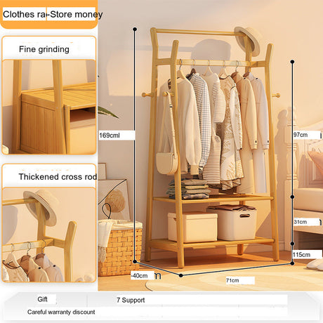 EASYREST Tamsin Elegant Natural Wood Storage Hanger from EASYREST