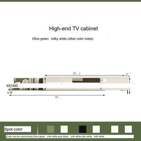 KOCU HOME Alaric Sleek Solid Wood TV Cabinet Set from KOCU HOME