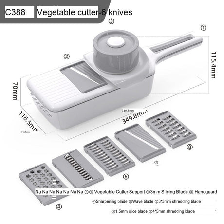 SUCO Amaterasu Versatile Vegetable Shredder Device from SUCO