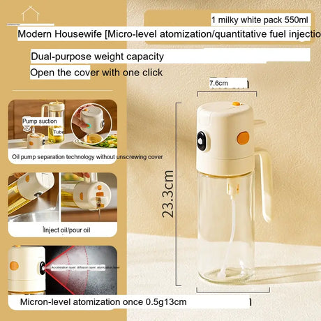MH Amaya Versatile Airtight Seasoning Glass Injector Bottle from MH