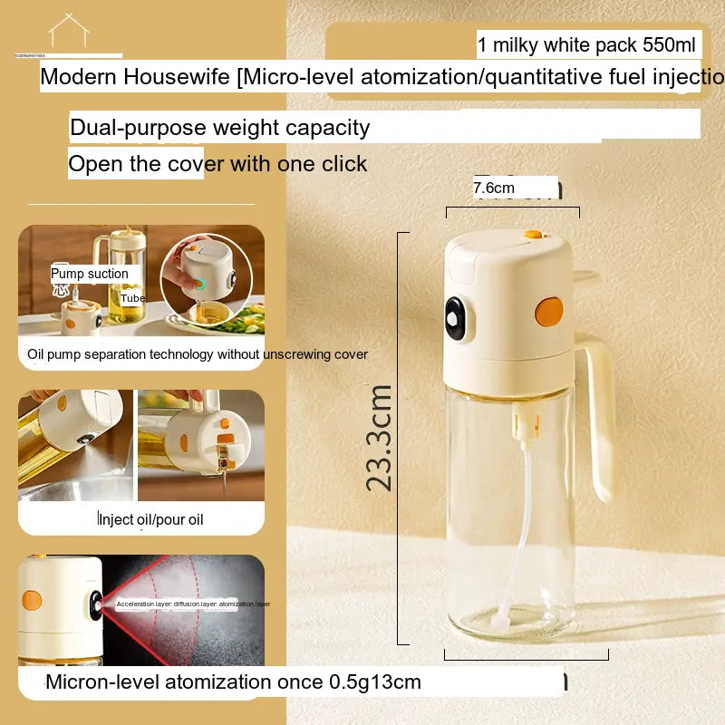MH Amaya Versatile Airtight Seasoning Glass Injector Bottle from MH