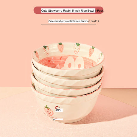 MOSE Cute Strawberry Tableware Set from MOSE