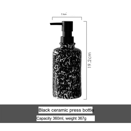 TIANRUN Marcellus Elegant Ceramic Shower Gel & Shampoo Bottle from TIANRUN