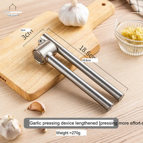 MH Amaya Premium Stainless Steel Garlic Press Tool from MH