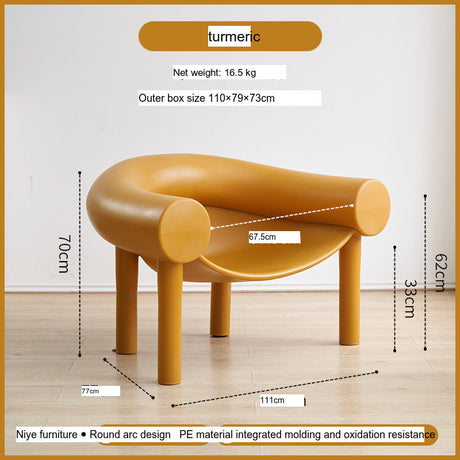 NIYE Yamaguchi Modern Cozy Design Horseshoe Chair from NIYE