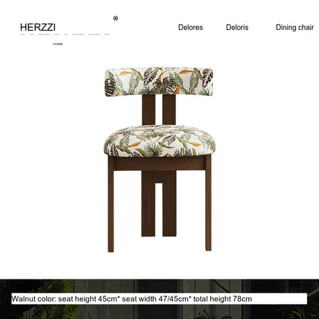 HERZZI Akira Luxe Solid Wood Dining Chair from HERZZI