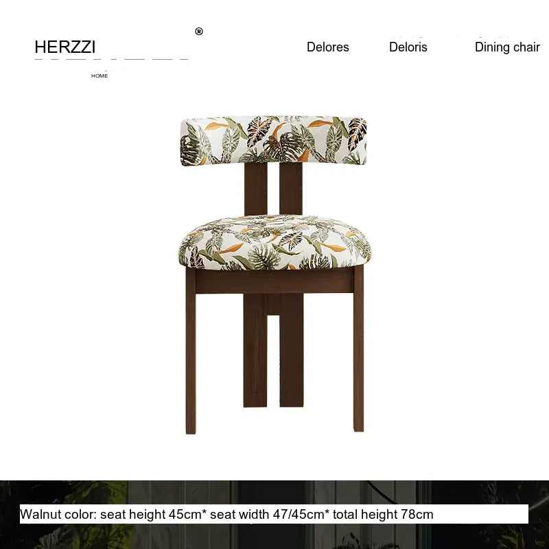 HERZZI Akira Luxe Solid Wood Dining Chair from HERZZI
