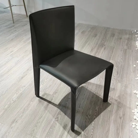 SOOGOOD Leontios Elegant Italian Leather Dining Chair from SOOGOOD