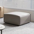 MOXER Elowen Elegant Full Leather Tofu Block Stool from MOXER
