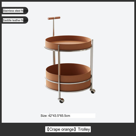 SAMMI Claire Stainless Steel Sofa Cart from SAMMI